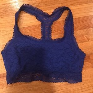 Gap royal blue racer back bralette.  Like new.